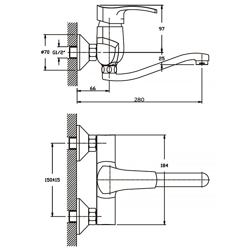 Кухонный смеситель Haiba Focus 005 (HB0118) высокого качества Харьков - изображение 2