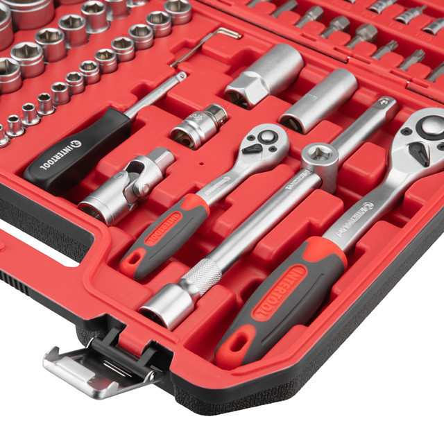 Набір інструментів 1/2 "& 1/4" 94од (ET-6094SP) INTERTOOL ET-9094 Київ - фото 10