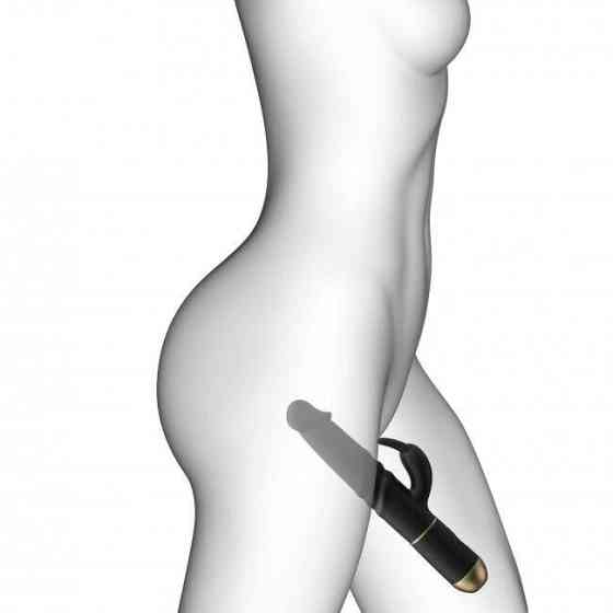 Вибратор Dorcel Furious Rabbit 2.0 с возвратно-поступательными движениями головки, перезаряжаемый Sex Aura Киев
