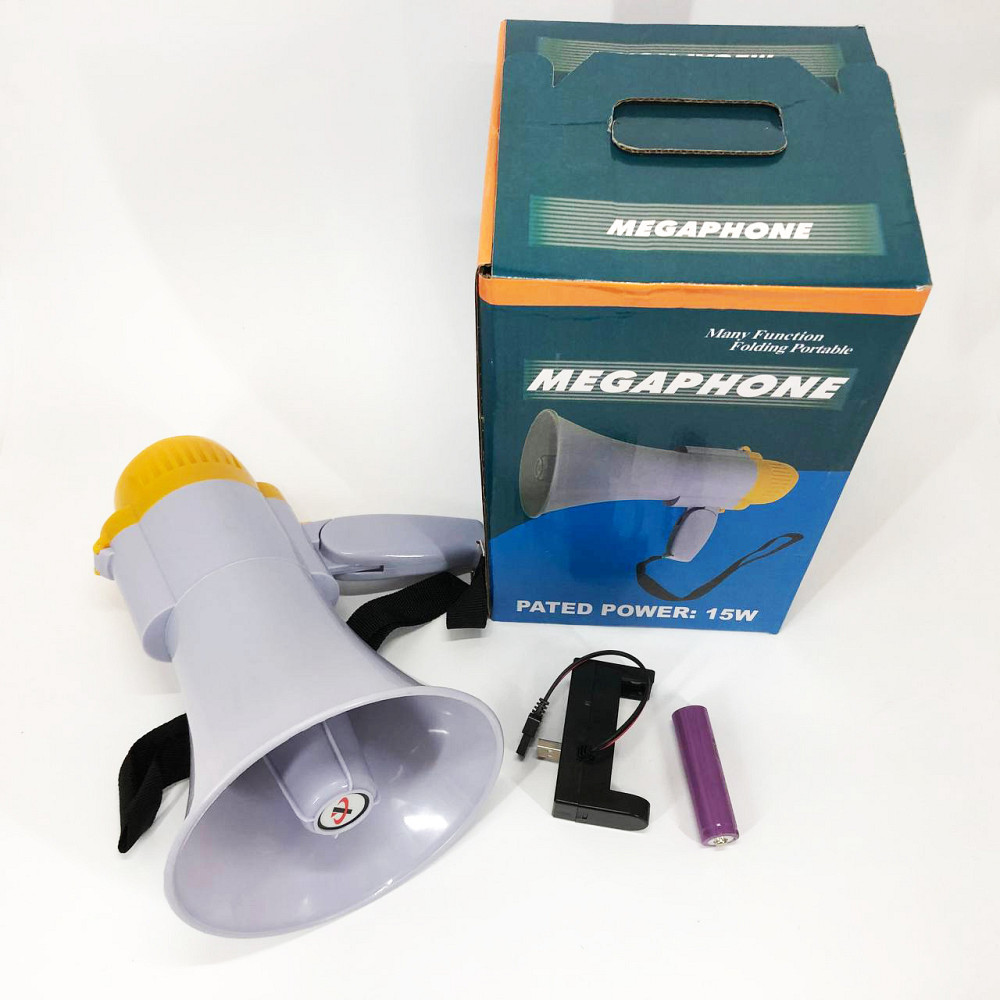 Хороший мегафон MEGAPHONE HW 8C, Мегафон для заходів на свіжому повітрі, Рупор для свята CZ-29 Львів - фото 5
