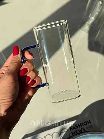 Кухоль чашка Olens "Чайний майстер" 350 мл 8030-278 синя ручка Київ