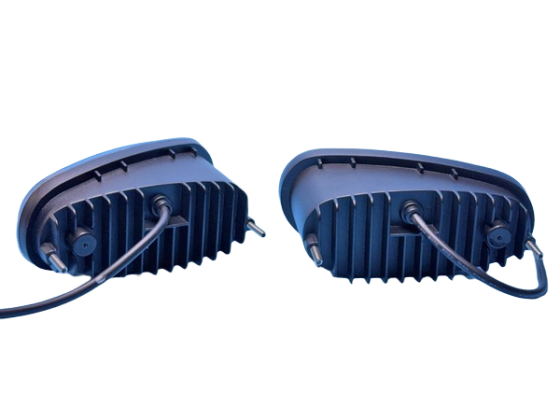 Комплект противотуманных LED фар Daewoo Lanos, Sens 5 линз белый/желтый свет (металлический корпус) HP Харьков