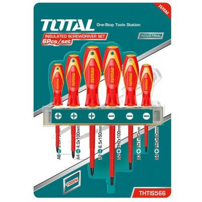 Набор инструментов Total отверток электрика Sl, Ph, 6шт. (THTIS566) Винница - изображение 1
