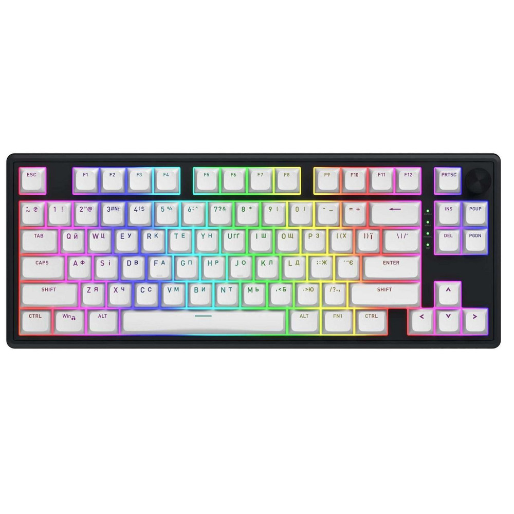 Клавіатура бездротова Hator Skyfall 80 Wireless Black-White (HTK3180UA) ( 17754 ) Харьков - изображение 7
