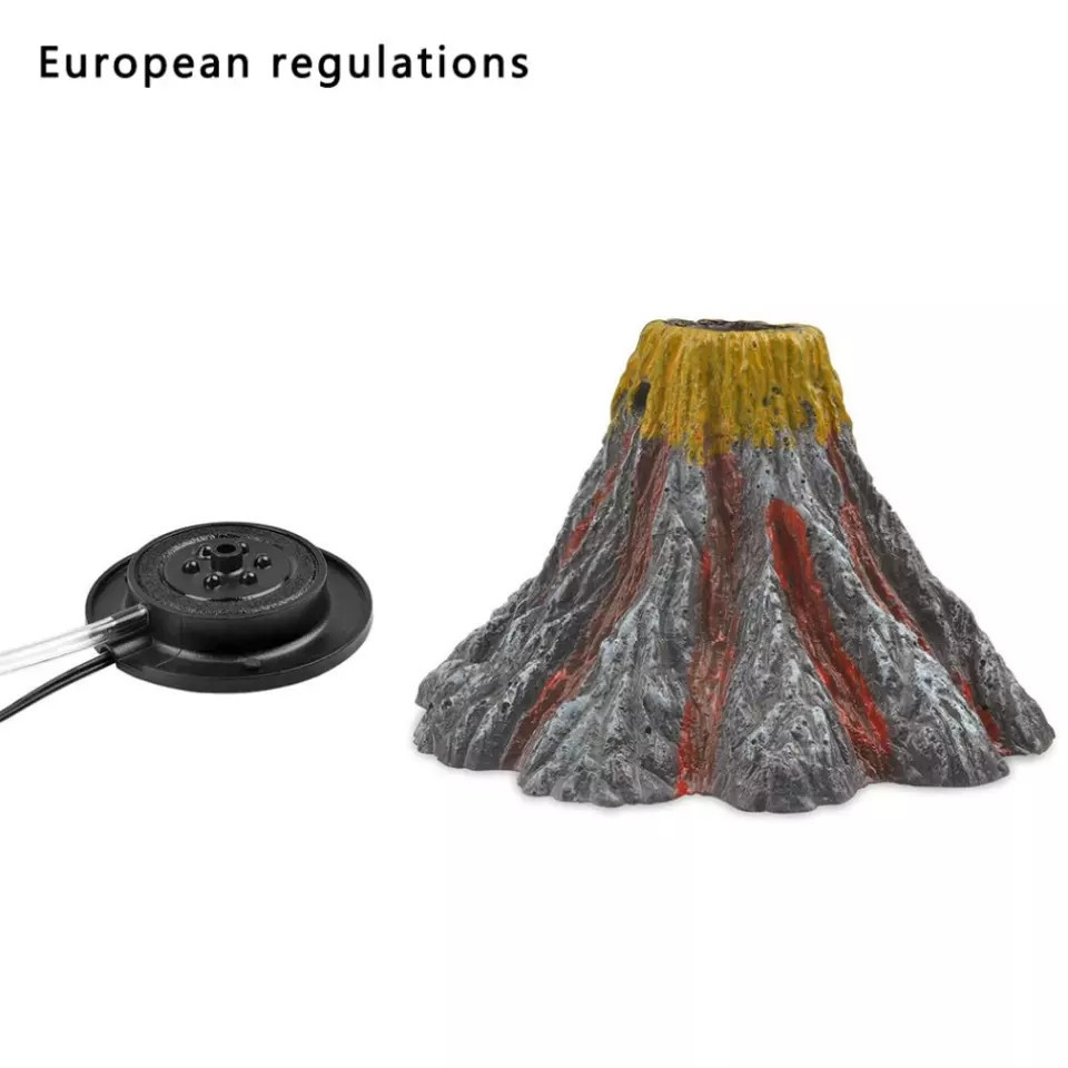 Вулкан для акваріума з підсвічуванням 9,5 см різнобарвний Київ - фото 7