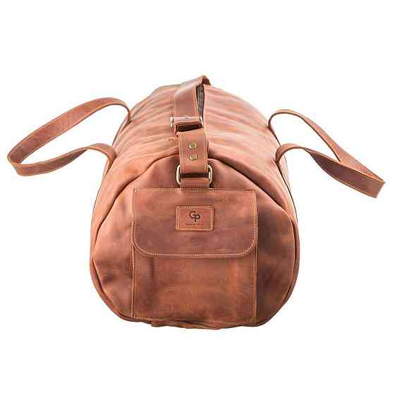 Сумка дорожная Grande Pelle 11047 винтажная кожа Коричневая Киев