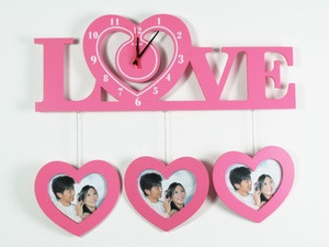 Настінний годинник з дерева Любов Київ - фото 1