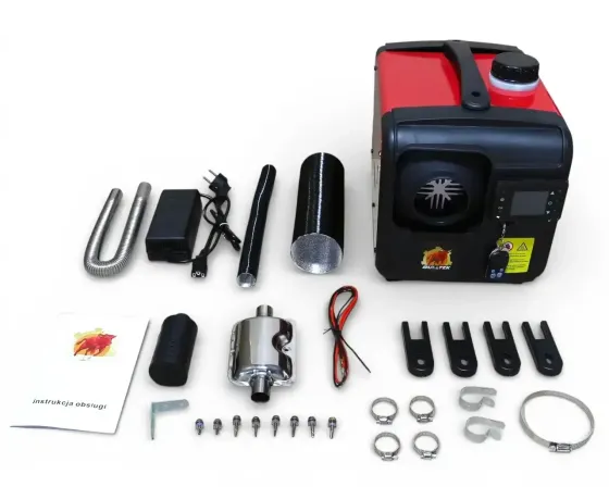 Автономний дизельний обігрівач 12 кВт  Bulltek  12/24/220В з пультом, Економний нагрівач автономний дизельний нагрівач Львів