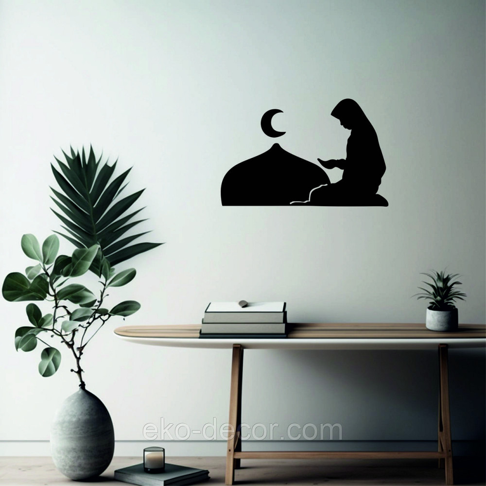 Декоративне настінне Панно «Іслам» Декор на стіну 90*58 см, Чорний Київ - фото 7