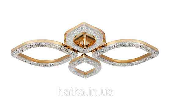 Люстра світлодіодна акрилова Sirius 2721/2+2 GD 48W*2 Київ