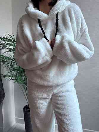 Жіночий теплий  плюшевий костюм двійка плюшеве двостороннє хутро Одеса