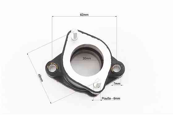 V200N Патрубок карбюратора прогумований Київ