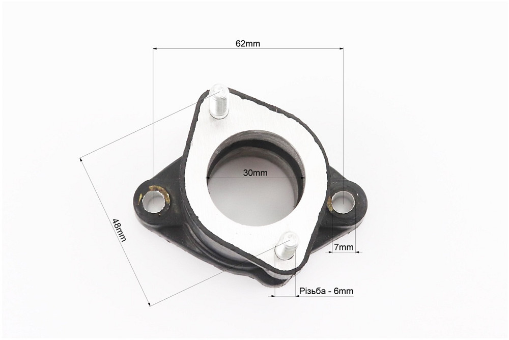 V200N Патрубок карбюратора прогумований Київ - фото 3