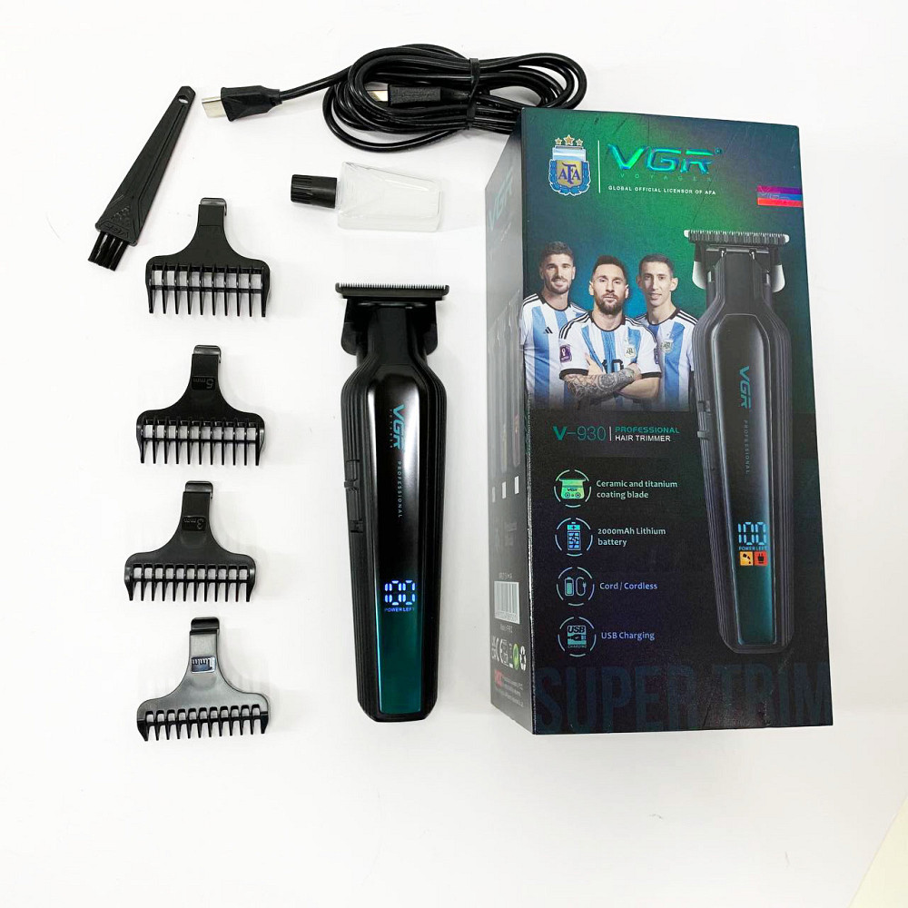 Практична машинка для стрижки волосся VGR V-930, Електромашинка для стрижки Набір машинок NP-39 Львів - фото 11
