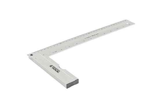 MASTERTOOL Кутник будівельний алюмінієвий MASTERTOOL 350 мм ручка Al з капсулою 0,5 мм/1м 30-43 Коломыя