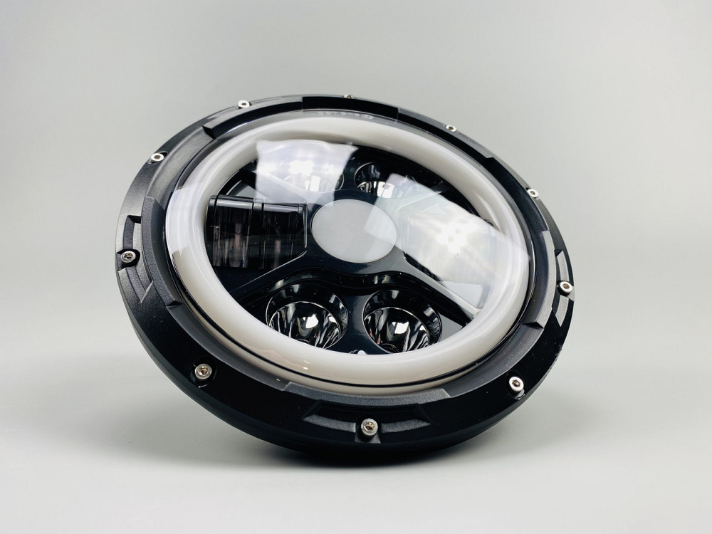 Світлодіодна фара кругла LED 65W лампа для модифікованого світла, Автомобільні світлодіодні фариУниверсальная Фара Головного Свет Мукачево - фото 7