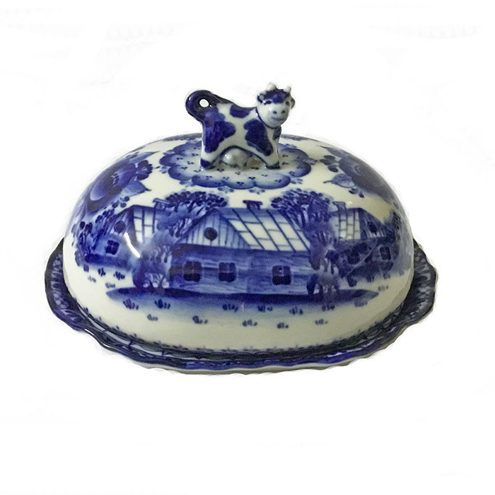 Масляна з кришкою Будиночок у селі Київ - фото 1