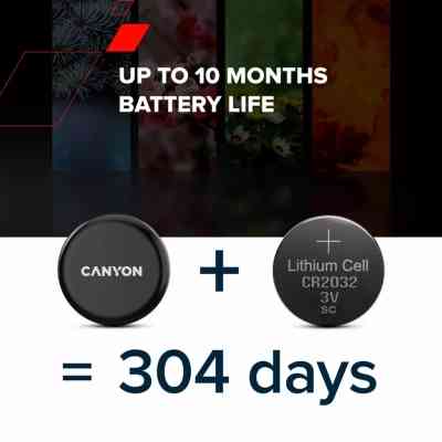 Поисковая система Canyon OnTag 1 Anti-Lost Smart Tracker iOS Black (CNE-PT01BB) Винница