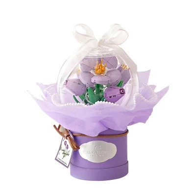 Конструктор LOZ Горшочек цветов (с кнопочным элементом) (1297) Винница - изображение 1