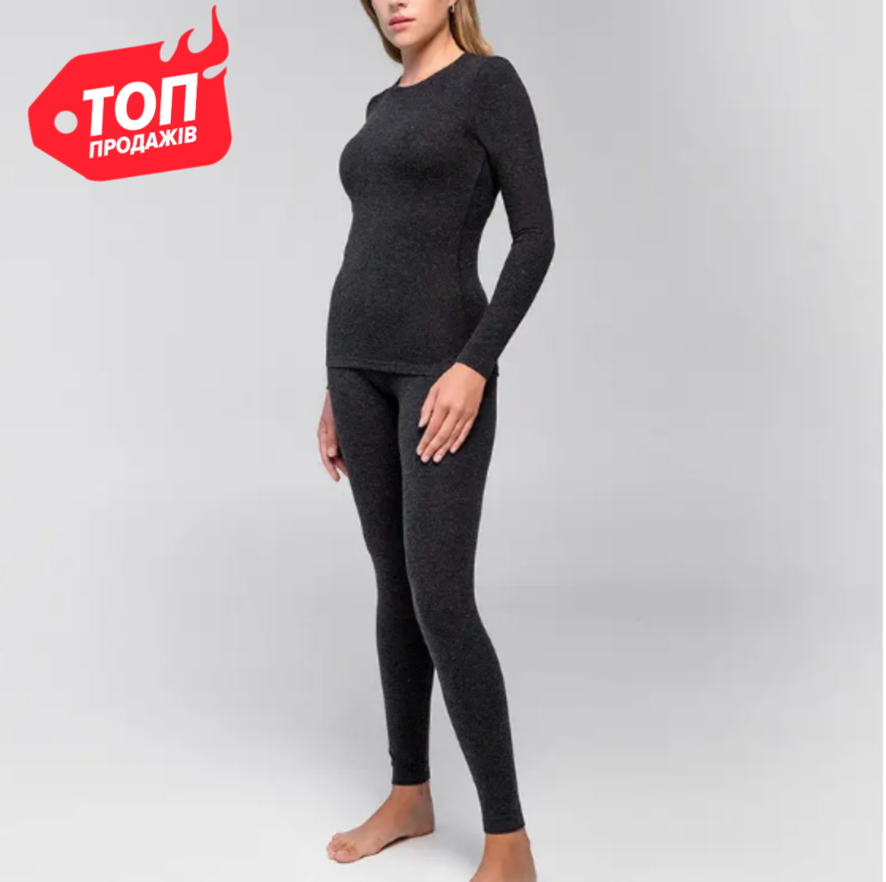 Комплект женского термобелья (размер L и другие). Женская термофутболка и лосины, термоджемпер + термолосины S Киев - изображение 1