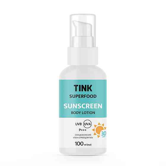 Сонцезахисний лосьйон для тіла SPF 30 Tink 100 мл Київ