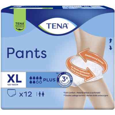 Підгузки для дорослих Tena Pants Plus XL 12 (7322541773643) Вінниця