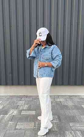 Джинсовая куртка женская оверсайз р 42-46 Харьков