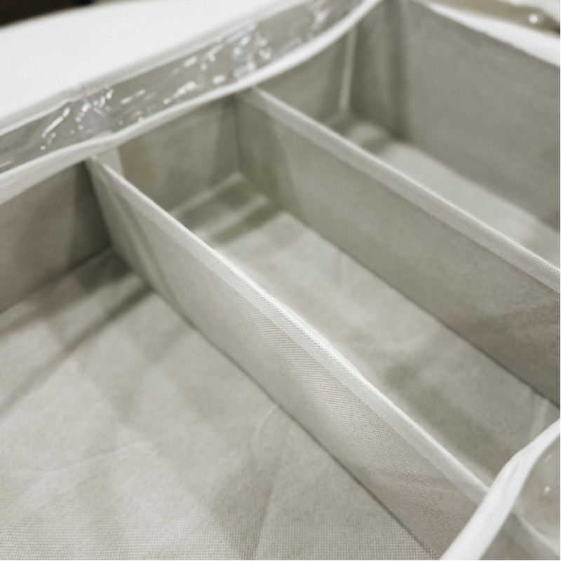 Органайзер для зберігання речей і взуття на 4 відділення KHV-3-White (Білий) Суми - фото 2