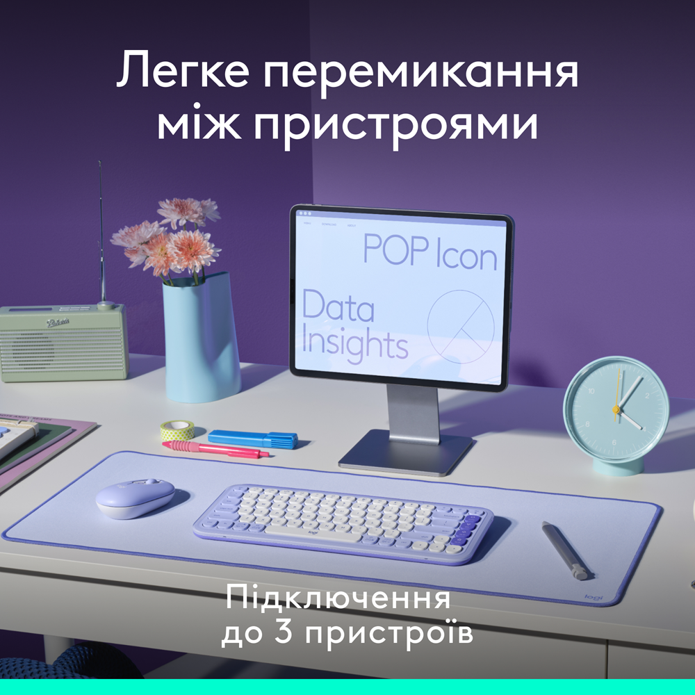 IT набір Logitech Pop Icon Combo Graphite (L920-013156) (7031714) Киев - изображение 3