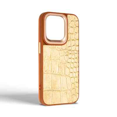 Чехол для мобильного телефона Harder Crocosaur Apple iPhone 14 Pro Beige (ARM76721) Винница