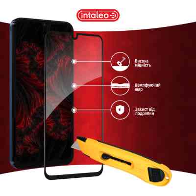 Стекло защитное Intaleo Full Glue Samsung M15 Black (1283126591679) Винница