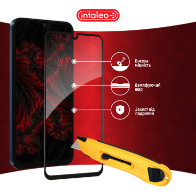 Стекло защитное Intaleo Full Glue Samsung M15 Black (1283126591679) Винница - изображение 5