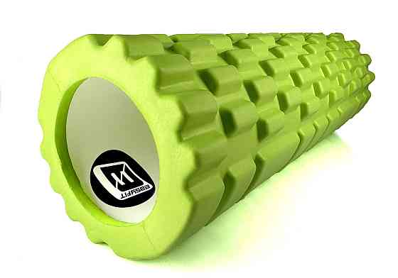 EasyFit Масажний ролер EasyFit Grid Roller Mini 30 см салатовий Київ