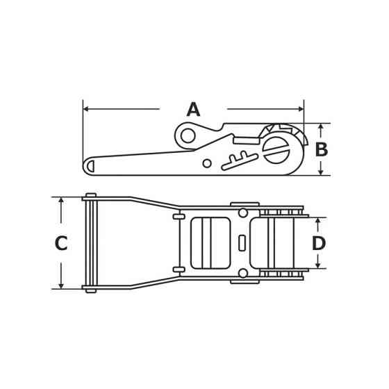 Храповик RB38М/1,5" 3,0 т з гумовою ручкою Одеса