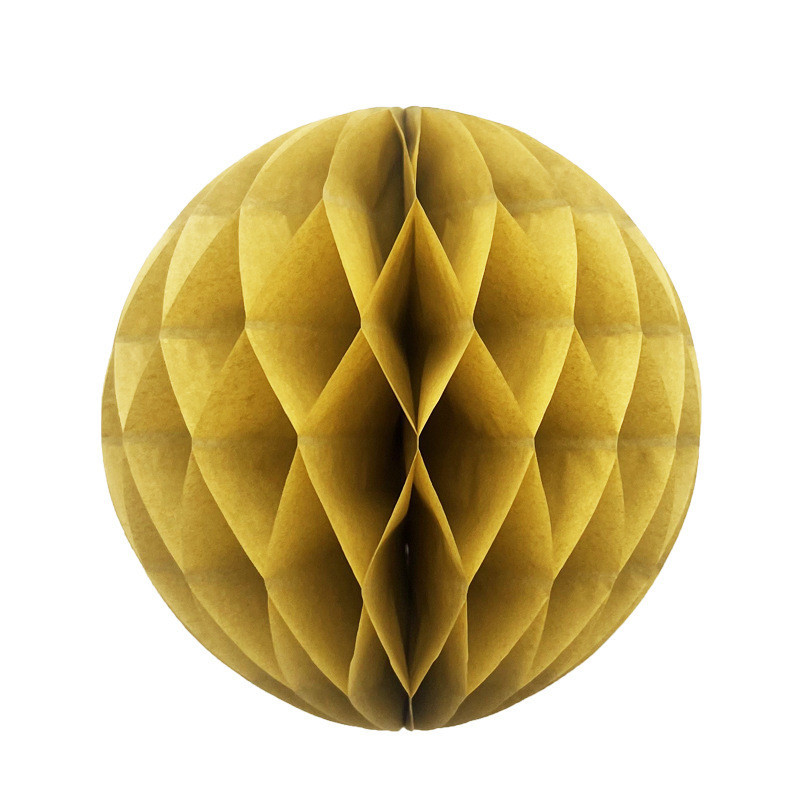 Паперова куля соти 10 см кавовий Київ - фото 2