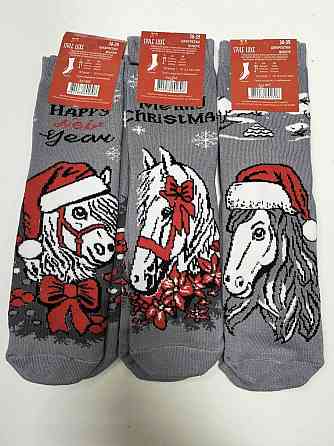 Носки новогодние в ассортименте Style Luxe в наборе по 3 шт. Размер 36-39 Киев