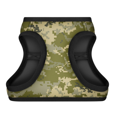 Шлей для собак WAUDOG Clothes с QR паспортом "Милитари" XS4 (223-4026) Винница - изображение 1