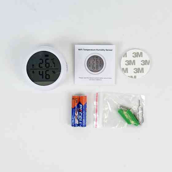 Бездротовий автономний датчик температури та вологості ATIS-600DW-T з підтримкою Tuya Smart Київ