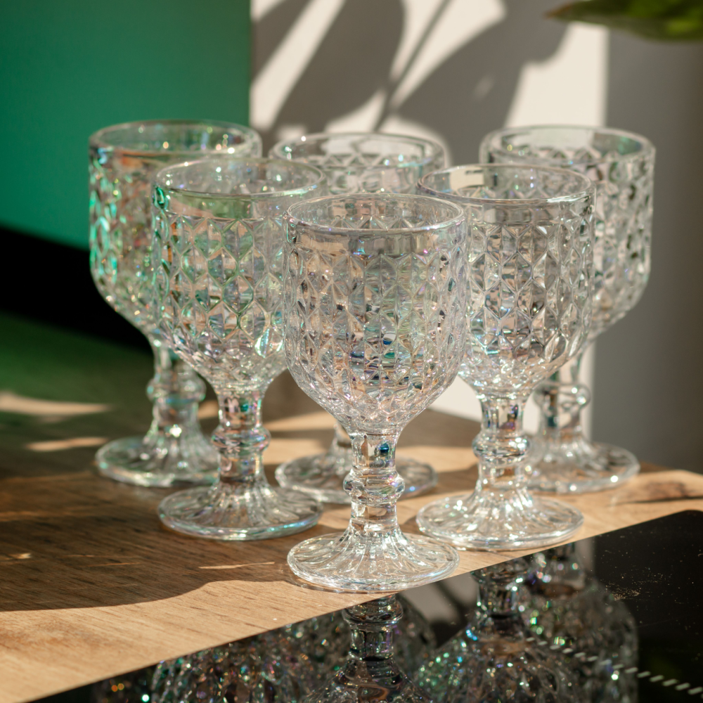 Набор рюмок на ножке 6 шт стеклянные 50 мл HP-19-107 Киев - изображение 4