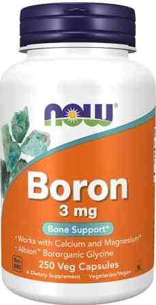 Бор Now Foods Boron 3 mg 250 vcaps Киев