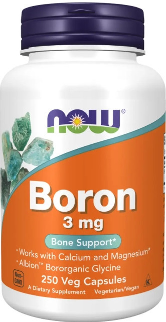 Бор Now Foods Boron 3 mg 250 vcaps Киев - изображение 1
