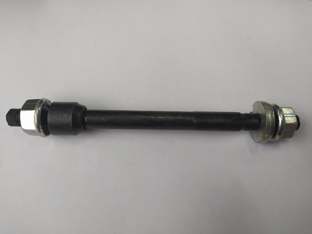 Вісь колеса заднього велосипедна (L-155mm) (чорна) Мукачево - фото 1