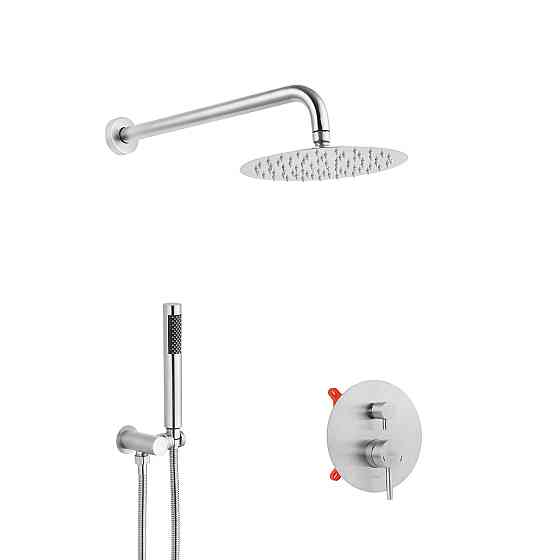 Набір 2 в 1 душова система Kroner Edelstahl Klassisch-ESG082 + змішувач Edelstahl Klassisch-ESG010 Київ