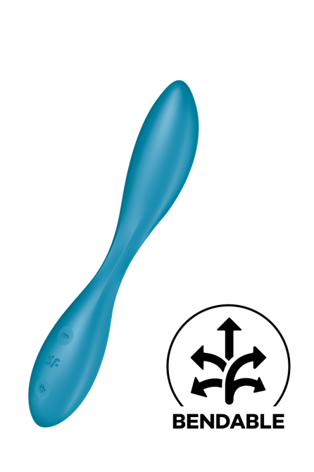 Мульти вибратор универсальный SATISFYER G-SPOT FLEX 1 голубой Sex Aura Киев - изображение 2