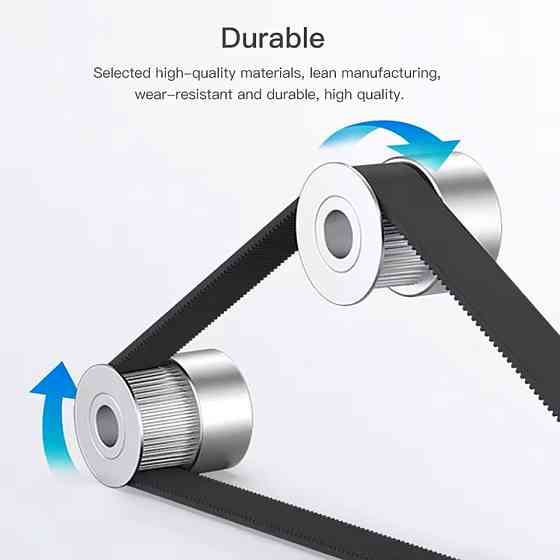 Комплект синхронних ременів по осі X + Y та зубчастих ременів кільця для Ender 3 V3 KE/Ender 3 V3 SE (Creality ) Київ