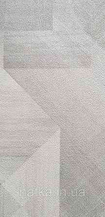 Шпалери вінілові на флізеліні Grandeco Universe метрові абстракція фігури 3д сірі білі сріблясті Київ
