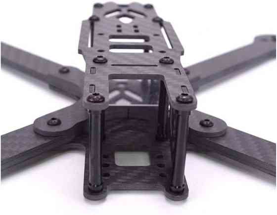 Рама карбонова HSKRC XL8 V3 8" 360мм для FPV дрона, X-тип, міцна, легка, без принтів Київ