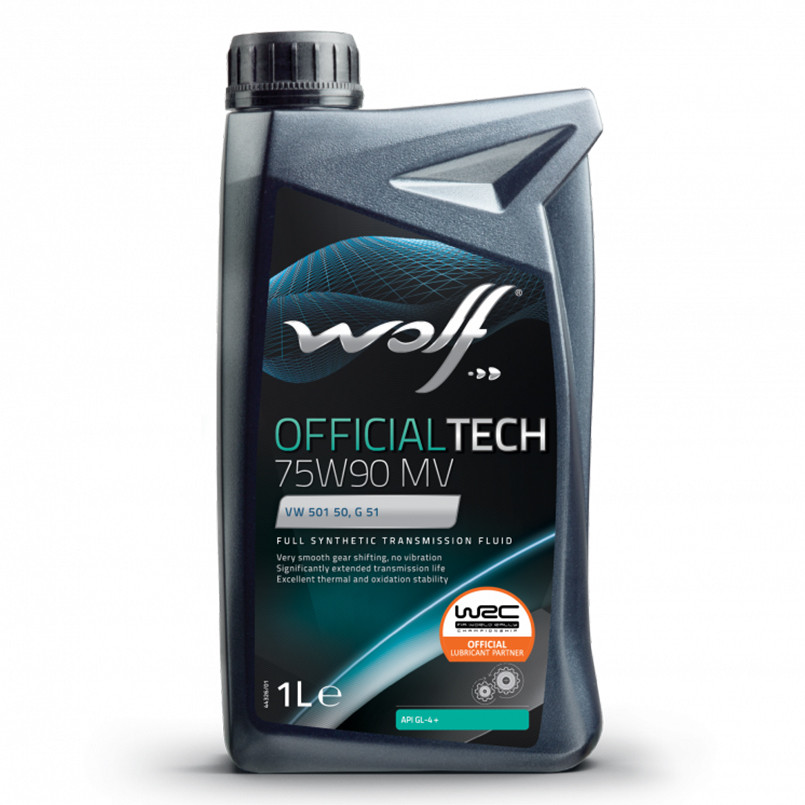 Трансмиссионное масло Wolf Official Tech MV 75W-90 GL4+ 1л Львов - изображение 1