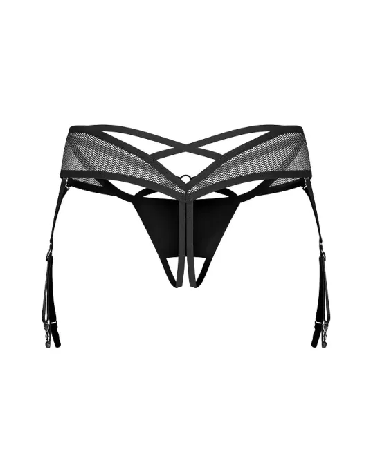 Трусики Obsessive Dominna crotchless thong 2XL/3XL Львов - изображение 4