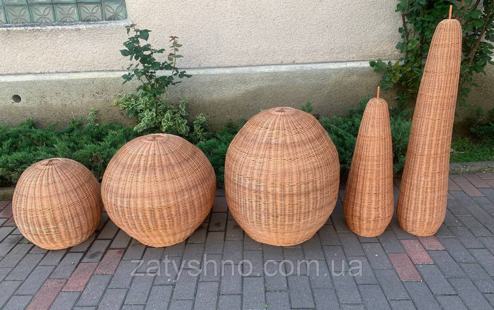 Люстра плетена з лози Київ - фото 9